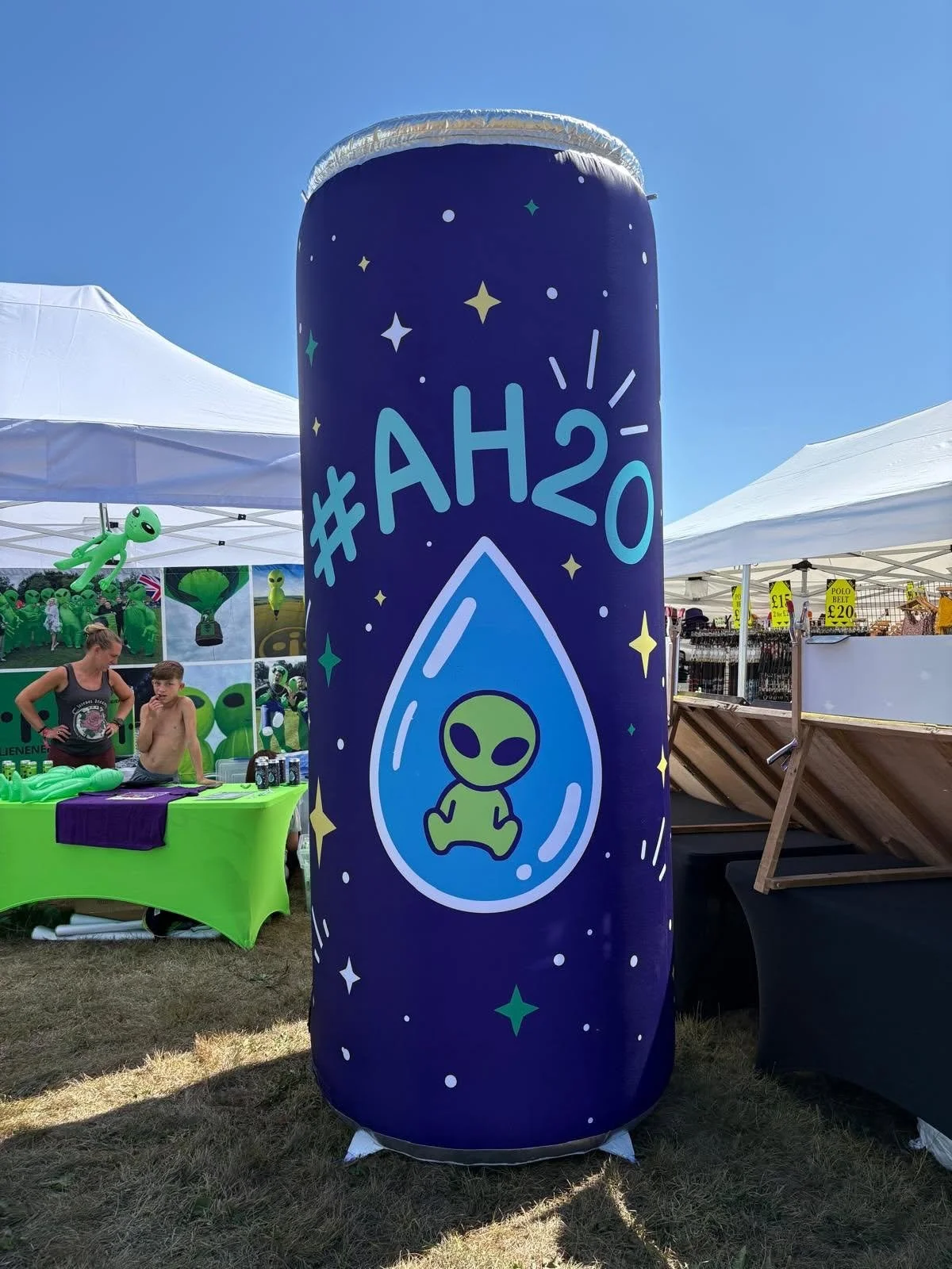 Inflatable product replica