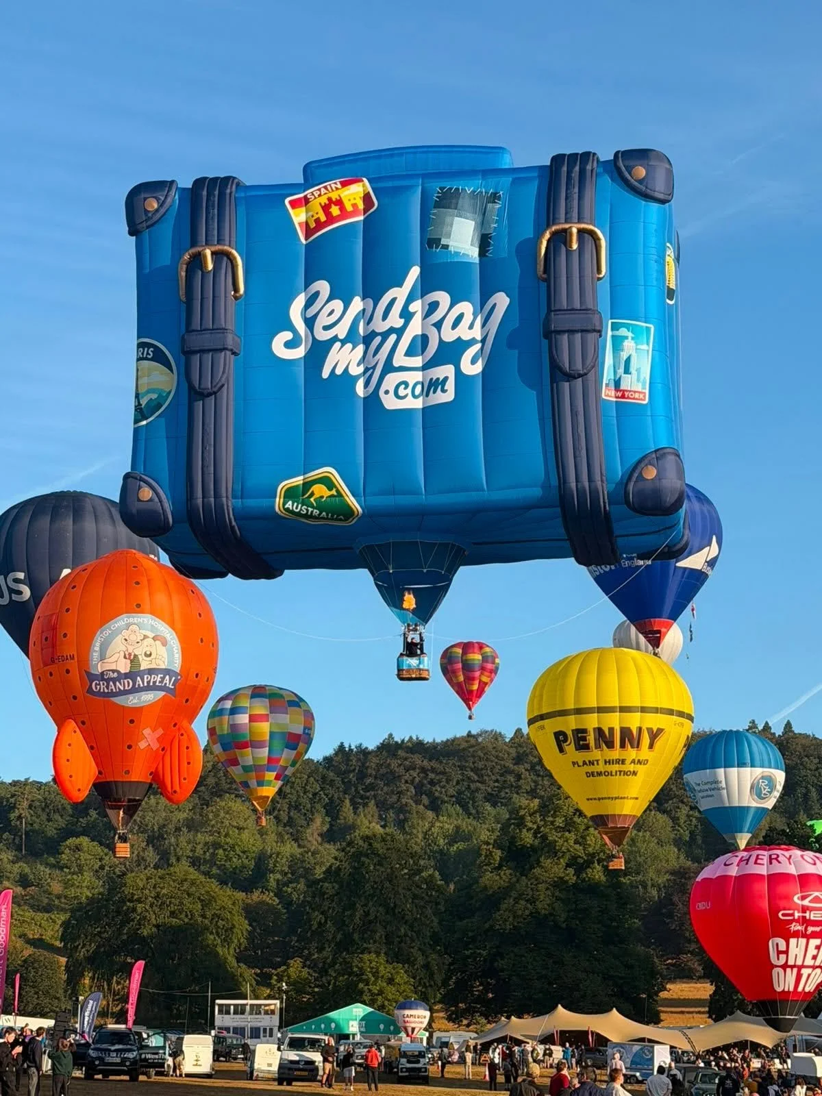 Special shape advertising hot air balloon