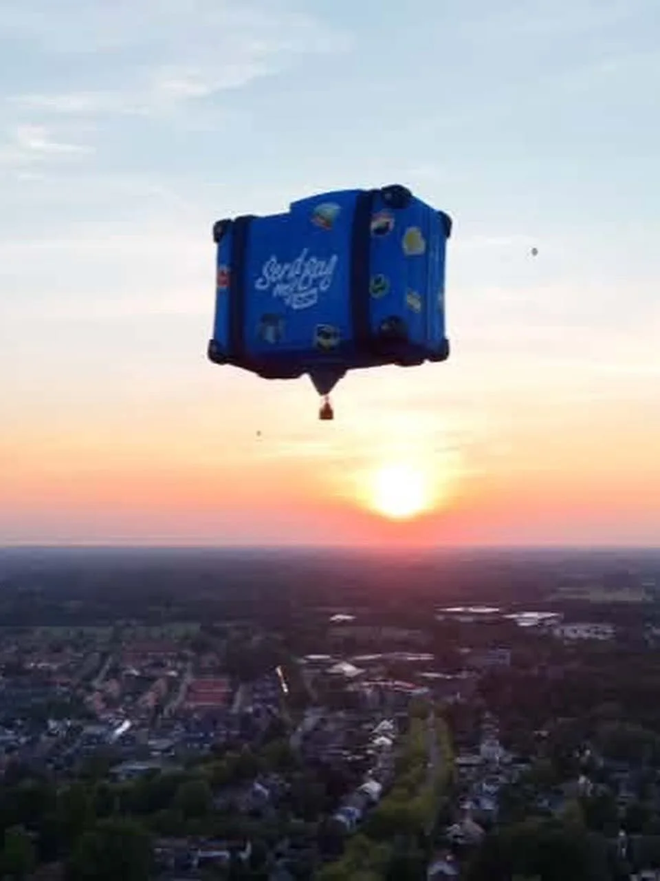 Special Shape advertising hot air balloon world tour