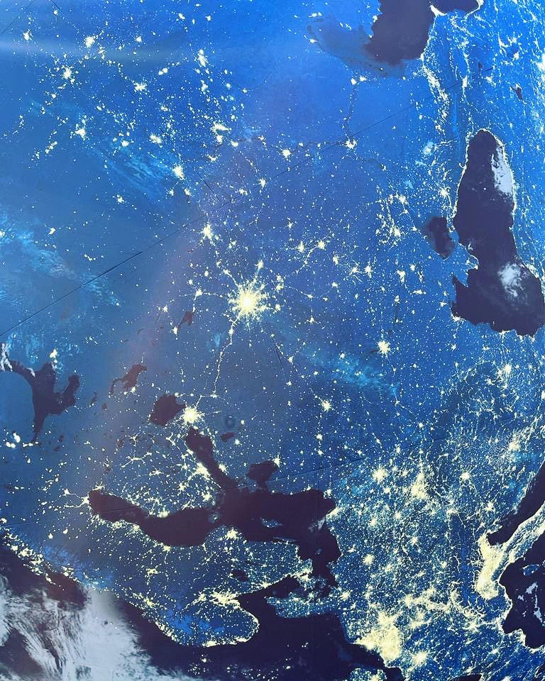 Earth at Night Inflatable