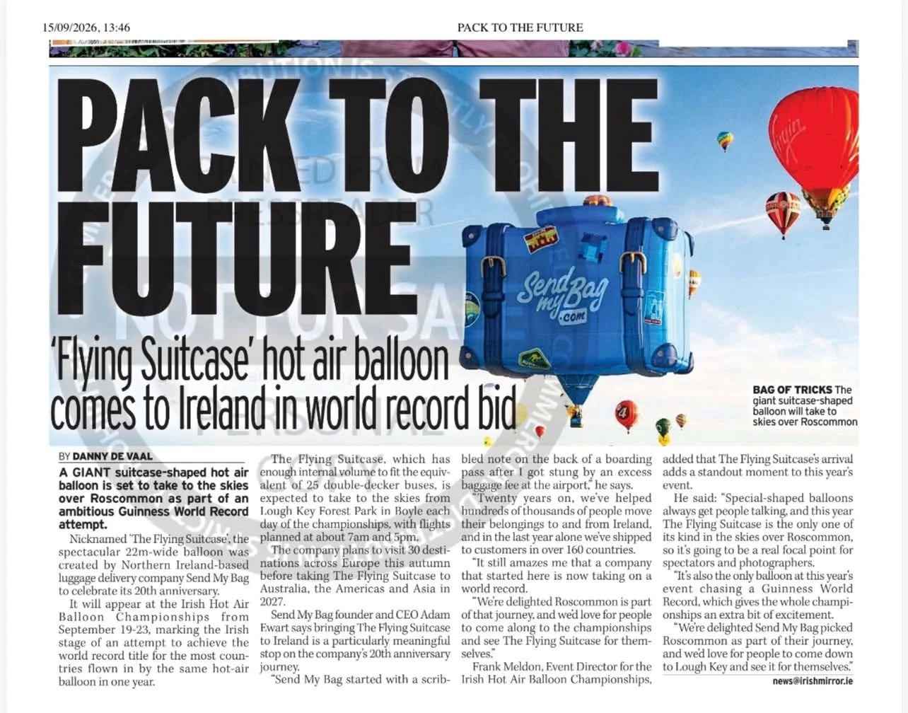 Press release special shape advertising hot air balloon