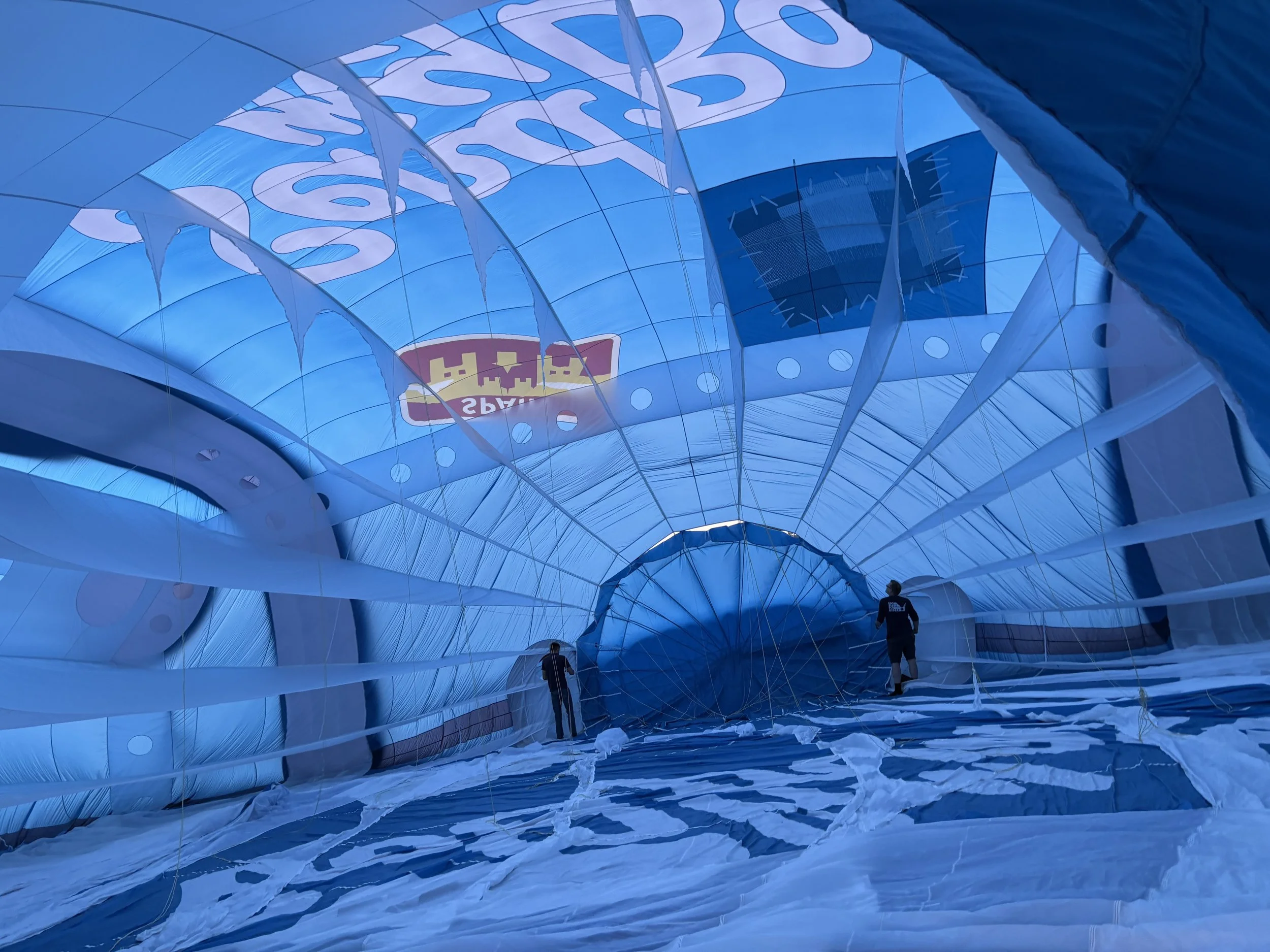 Advertising hot air balloon