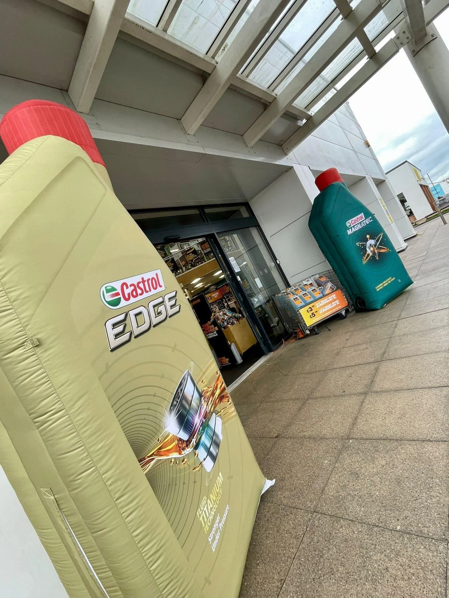 Store Promotions with Giant Bottle Inflatables