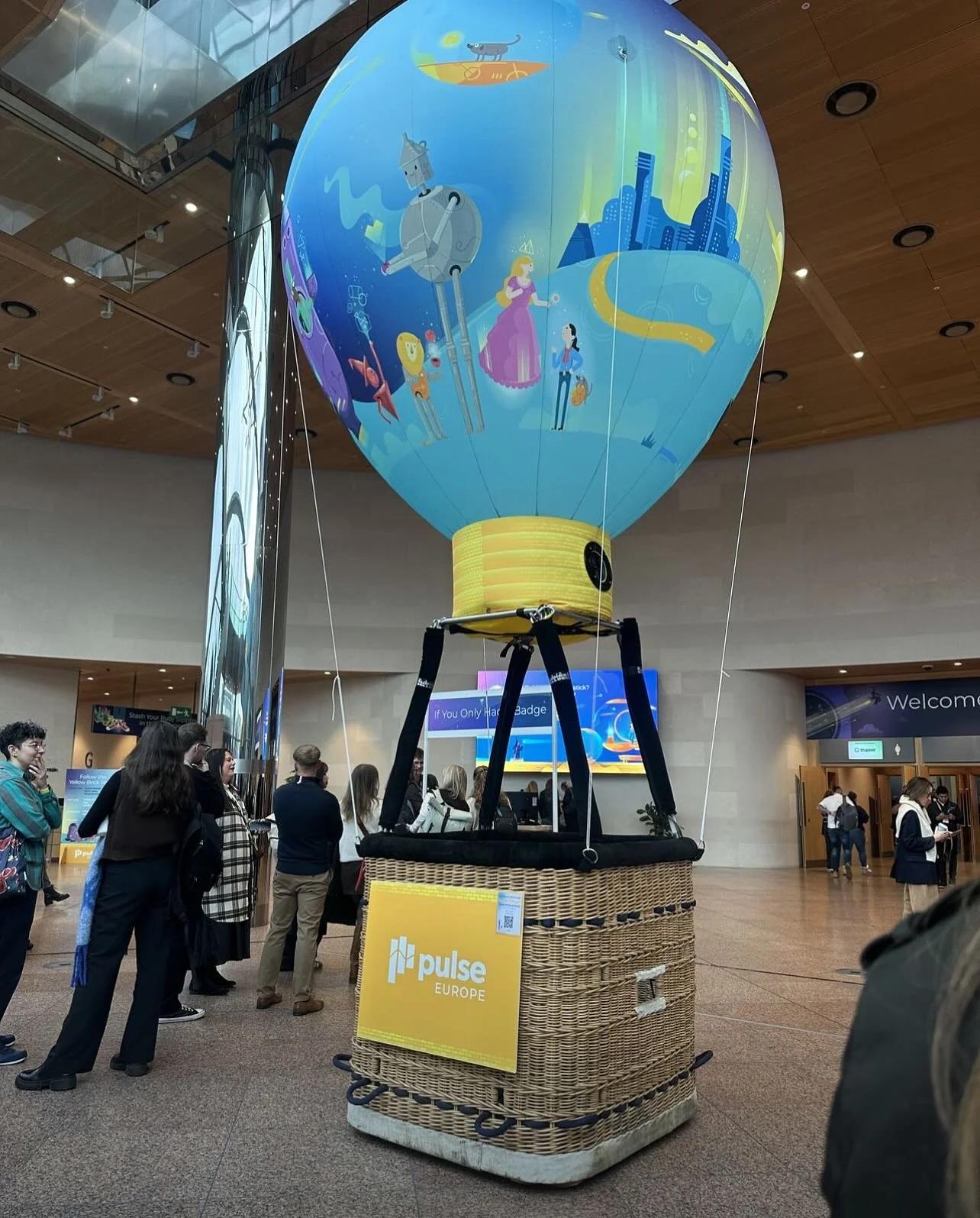 Bespoke Inflatable Balloon Replica with Basket