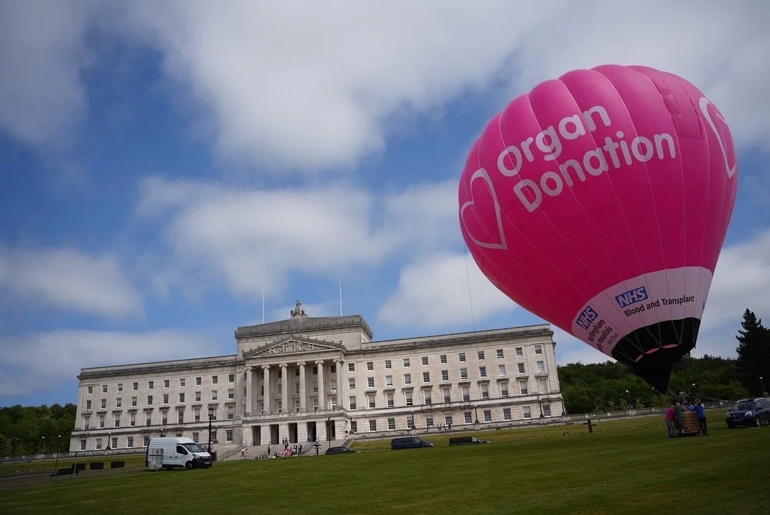 Advertising hot air balloon