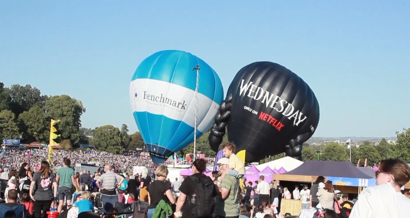 Advertising Hot air Balloons at events