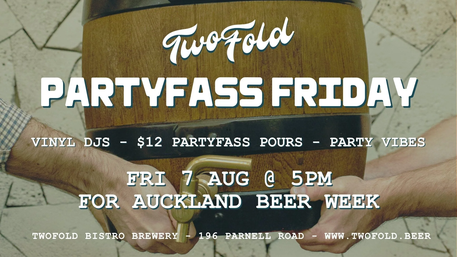 Partyfass Friday for Auckland Beer Week 2026