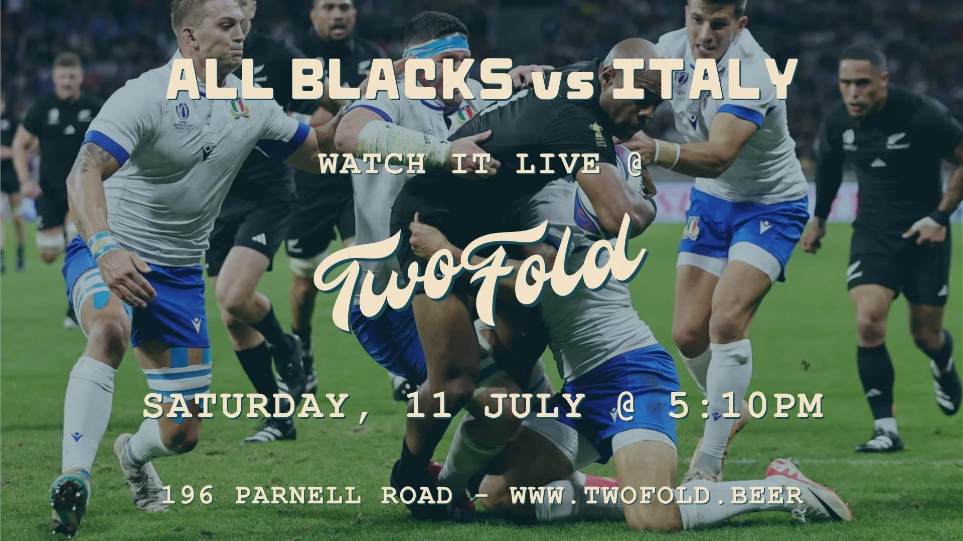 All Blacks scoring a try against Italy