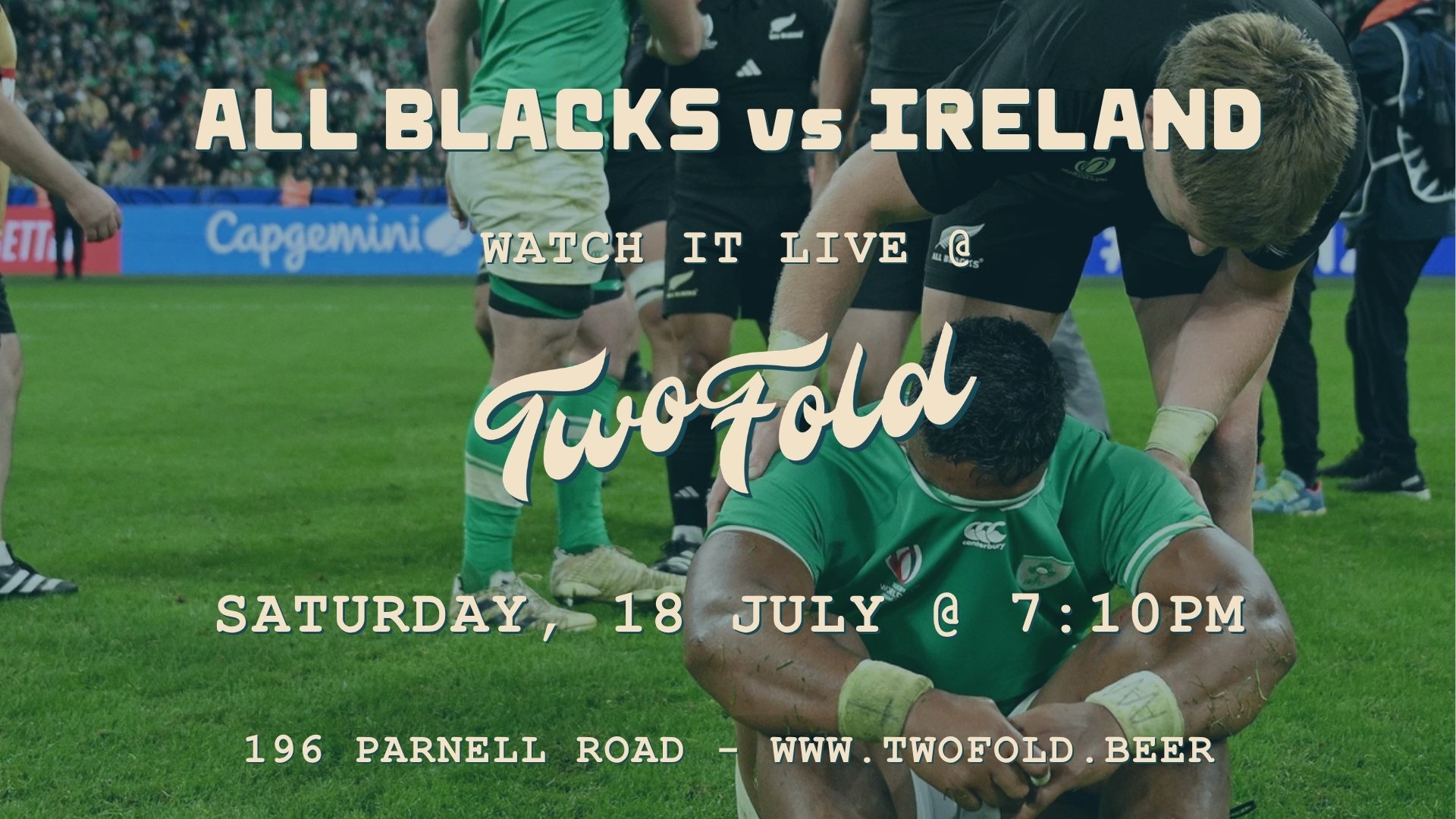 All Blacks console defeated Ireland