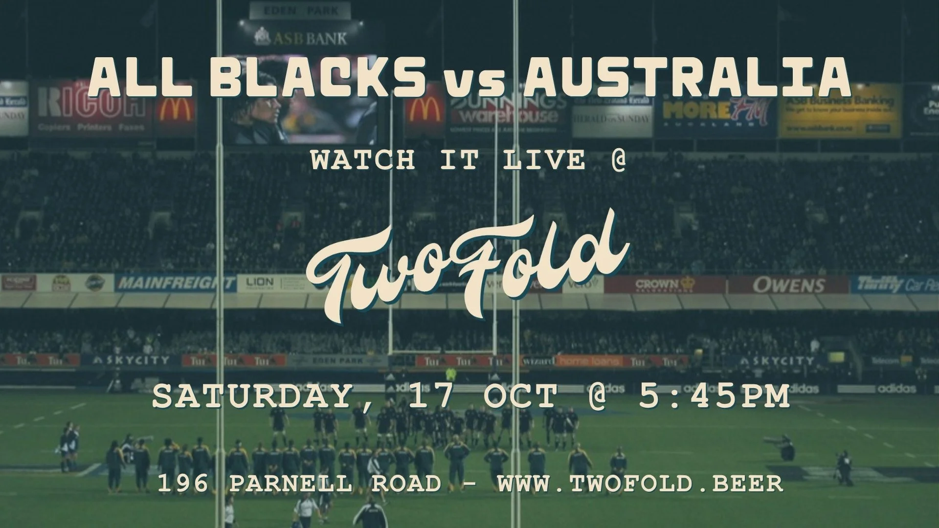 All Blacks v Australia - Bledisloe Cup Watch Party