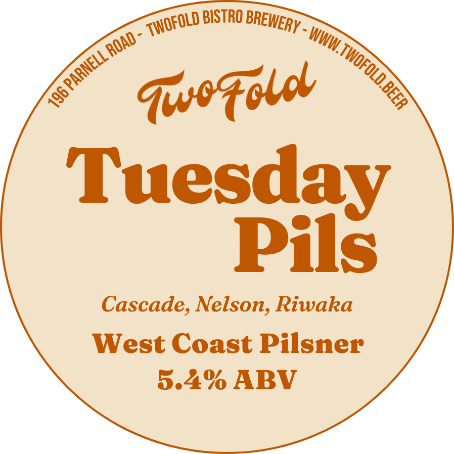 ​​​​Style: West Coast Pilsner ABV: 5.4% Notes:
Our favourite hop-forward lager is back.
This latest version sees Cascade, Nelson and Riwaka join the party, bringing citrus, sweet white grape and a little pine to an outrageously crushable pilsner base