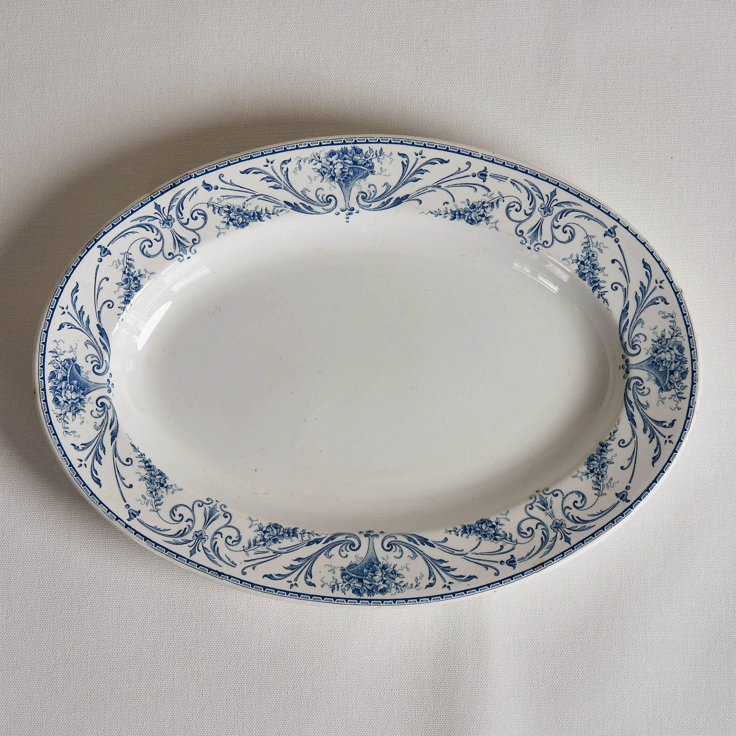 19th c. Belgian Transferware Platter