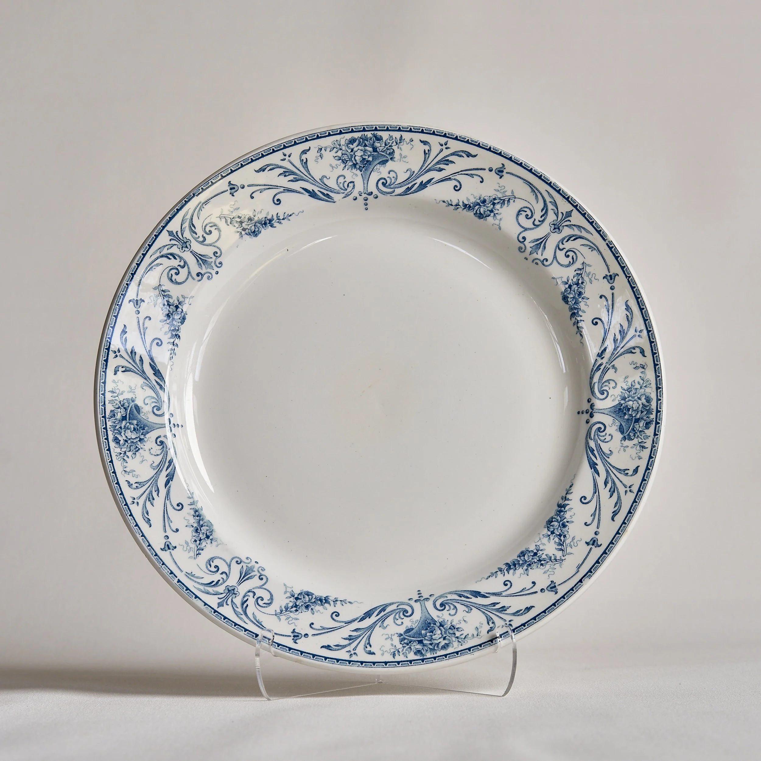 19th c. Belgian Transferware Serving Plate
