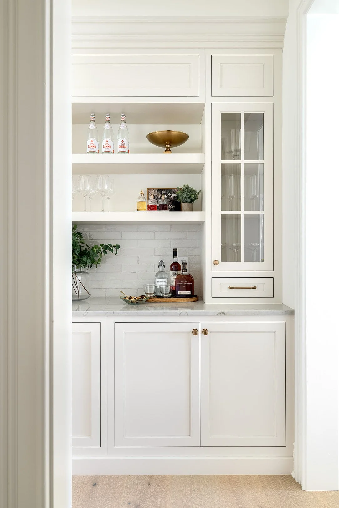 Timeless White Kitchen Butler's Pantry Cabinetry.jpg