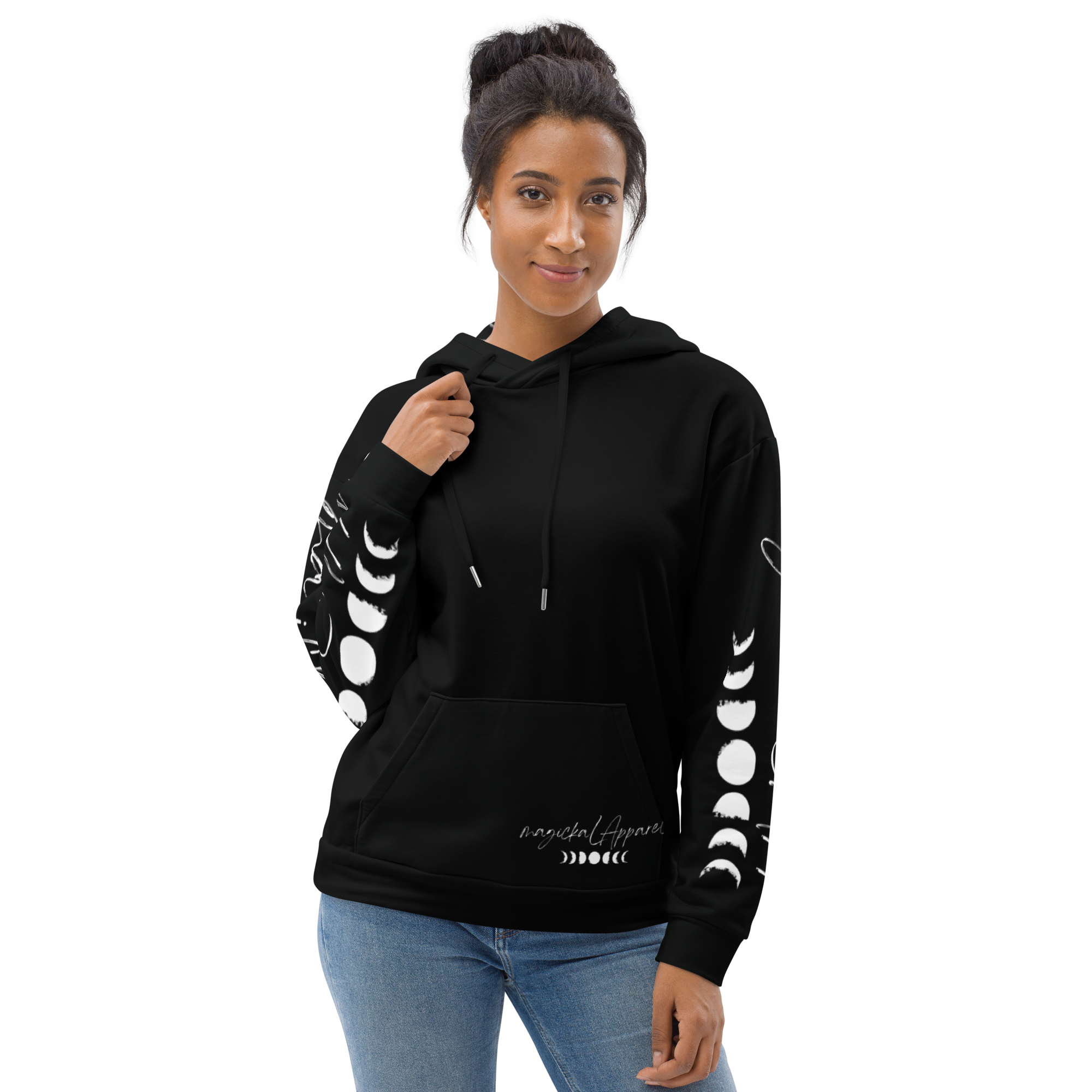 magickal-apparel-signature-hoodie-for-men-women-unisex-black-moon-phases-trending-essential hoodie-upscale-high end-affordable hoodies