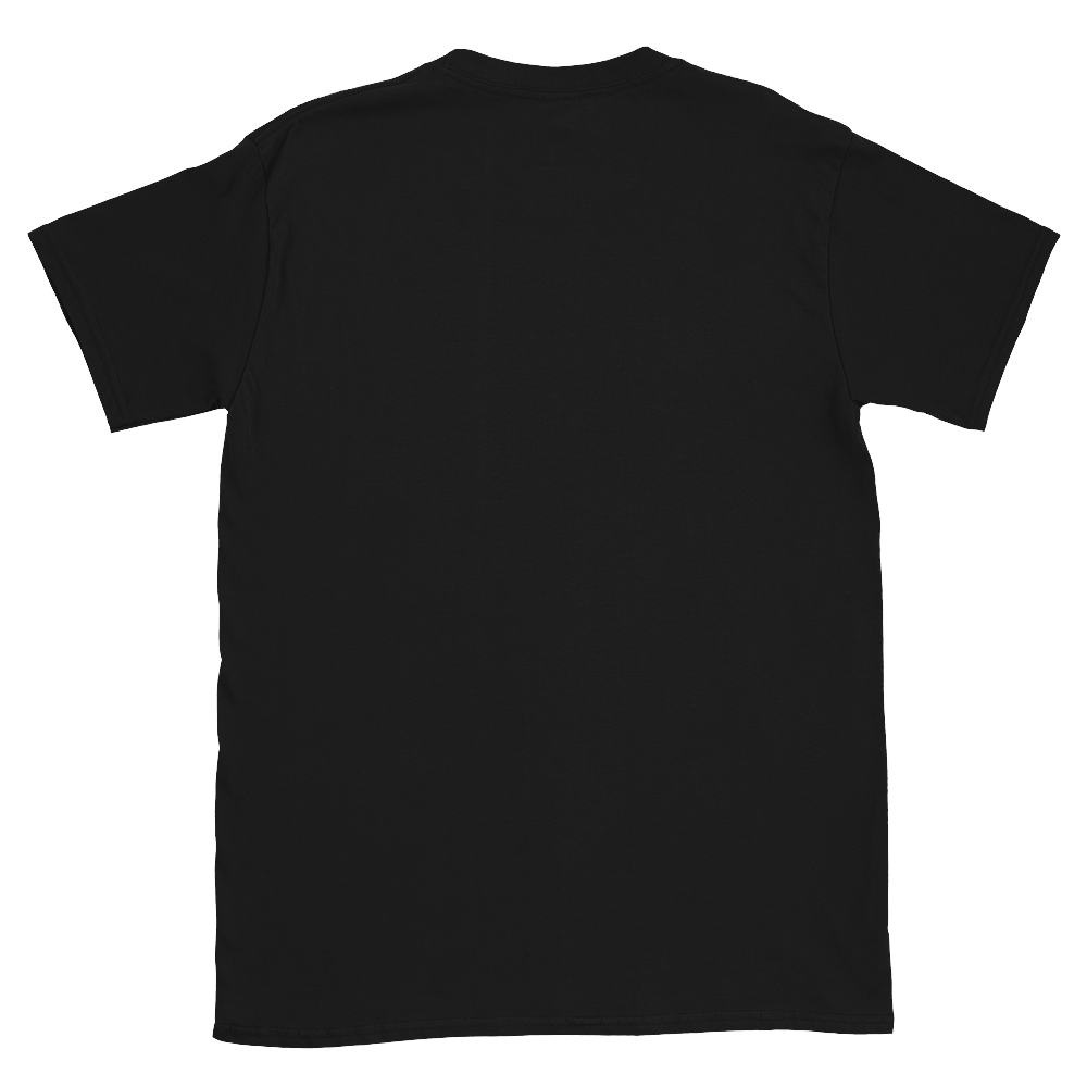Red Heart Tee featuring a minimalist red heart graphic on a soft unisex T-shirt designed to inspire love, kindness, and mindful living. Back