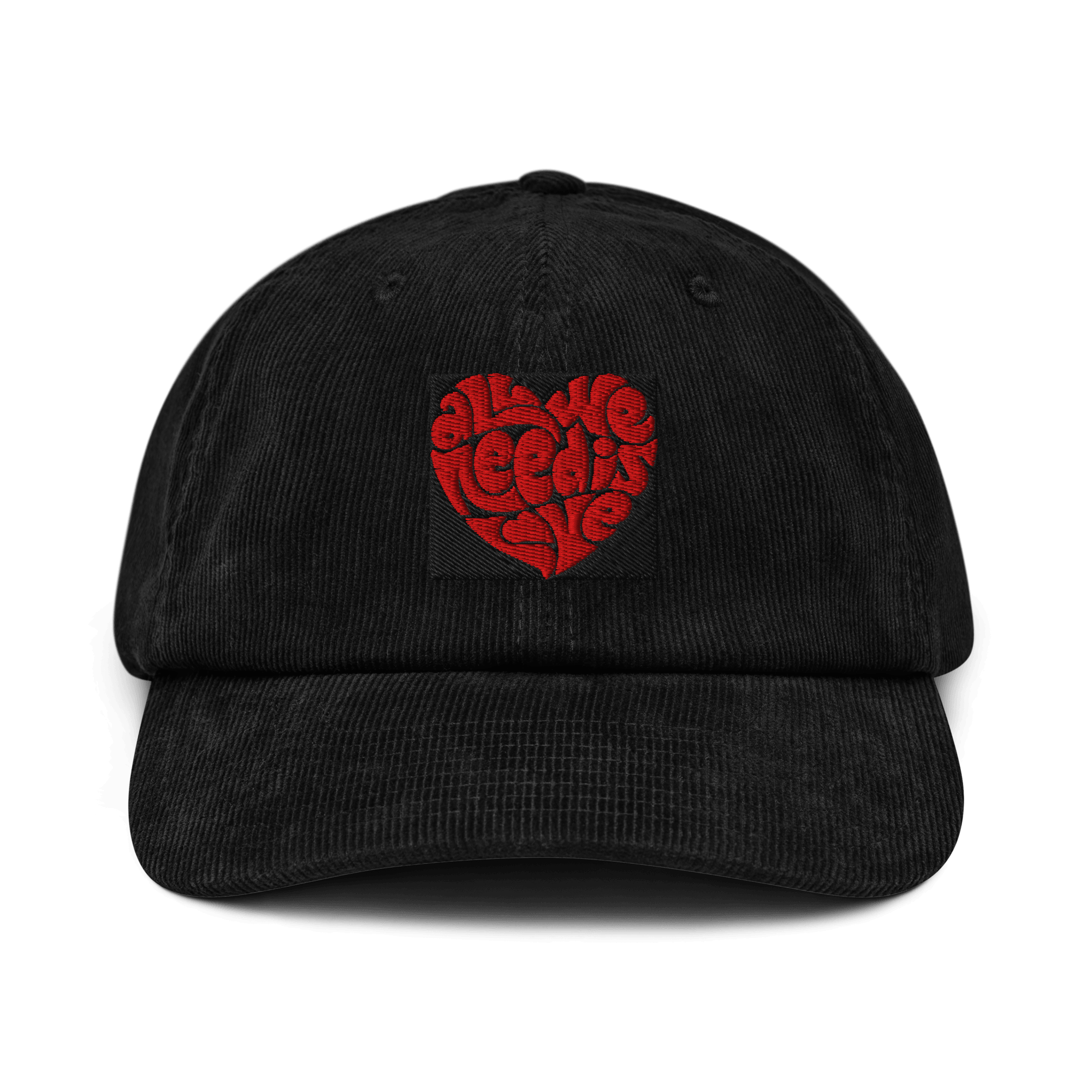 All We Need Is Love  Corduroy Hat