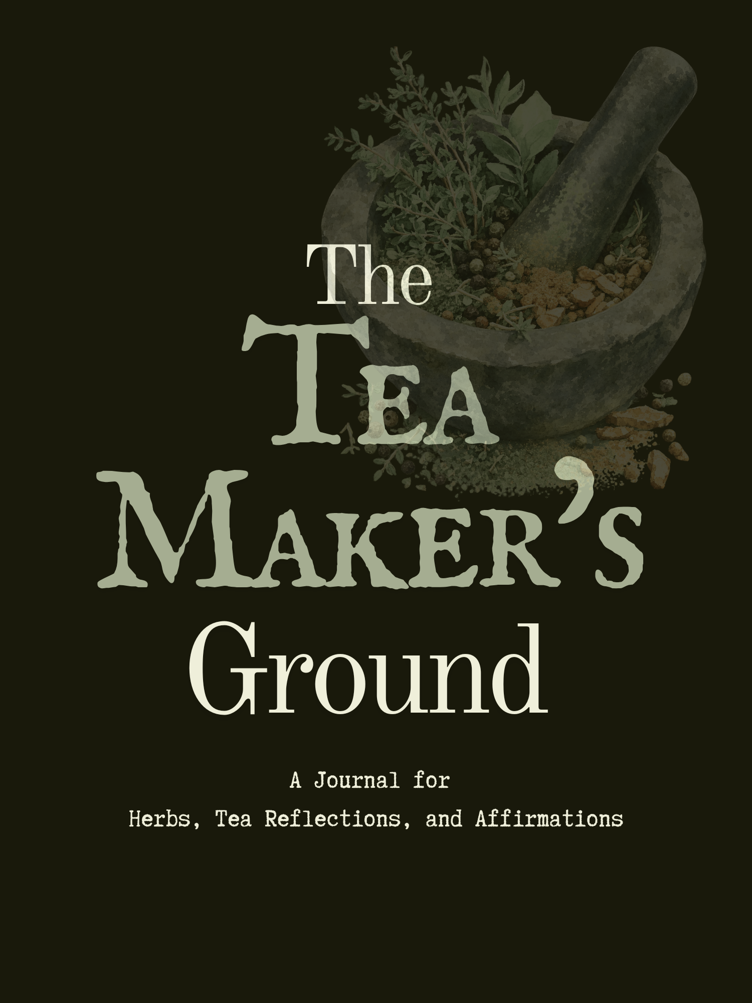 The Tea Maker’s Ground Journal for Herbs, Tea Reflection, and Affirmations