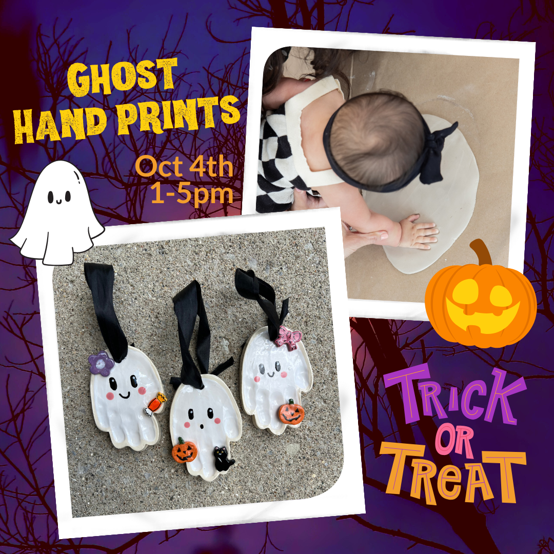 Ghost Handprint Making