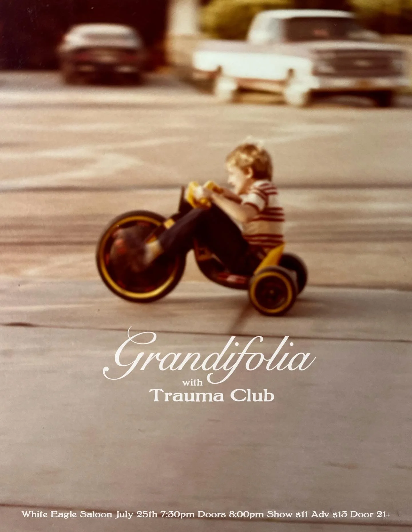 &ldquo;Thought I&rsquo;d spend July 25th doing laundry and eating cereal for dinner. But plot twist: I&rsquo;m seeing Grandifolia at the White Eagle. It&rsquo;s gonna rule.&rdquo;

#PortlandMusic #LocalMusic #AlternativeRock #PortlandBands #PDXMusic 