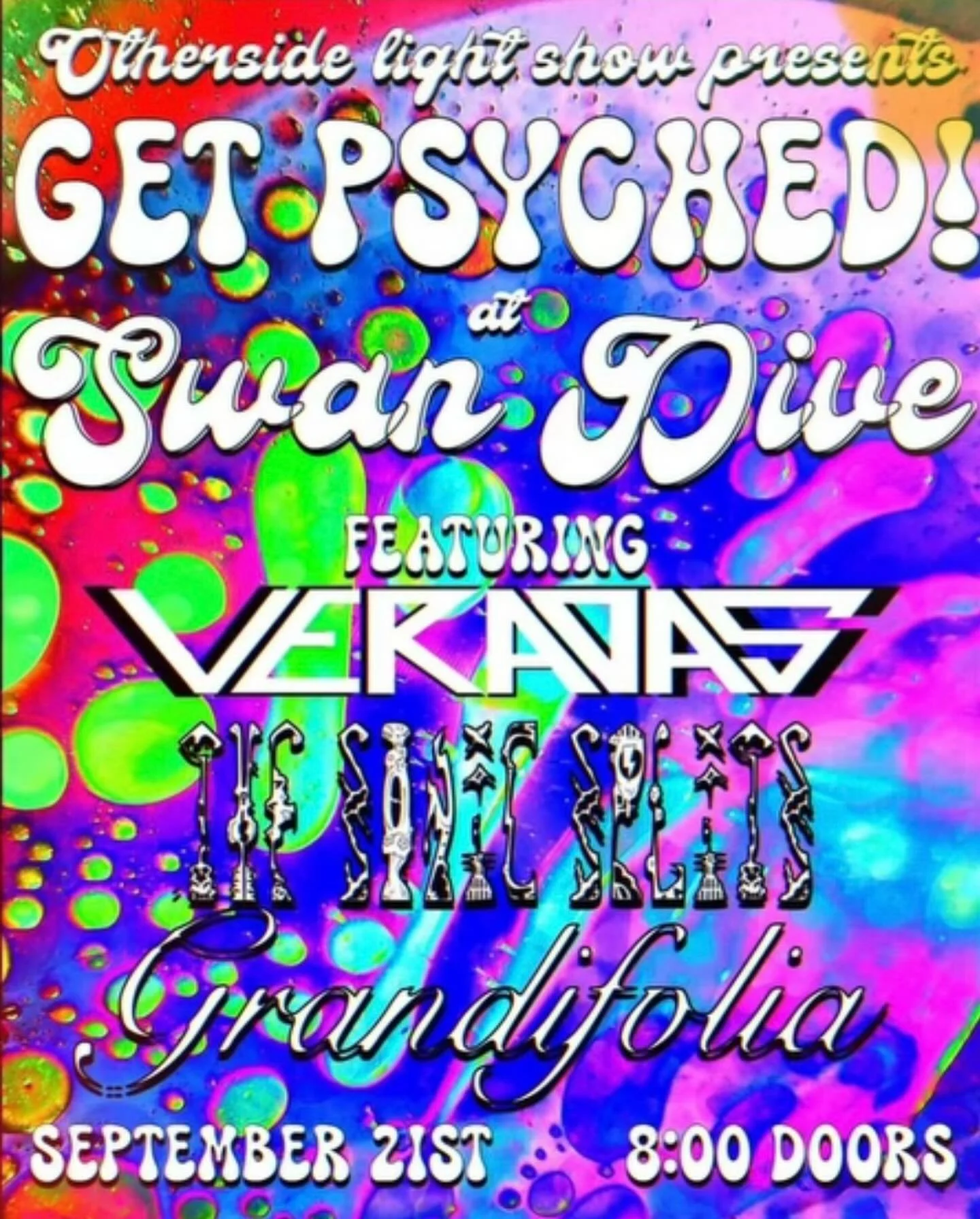 We are playing a super cool show Saturday, September 21st at Swan Dive! Come enjoy the crazy liquid light show along with great local music. We want you there with us. Love you!

#PortlandMusic #LocalMusic #AlternativeRock #PortlandBands #PDXMusic #M