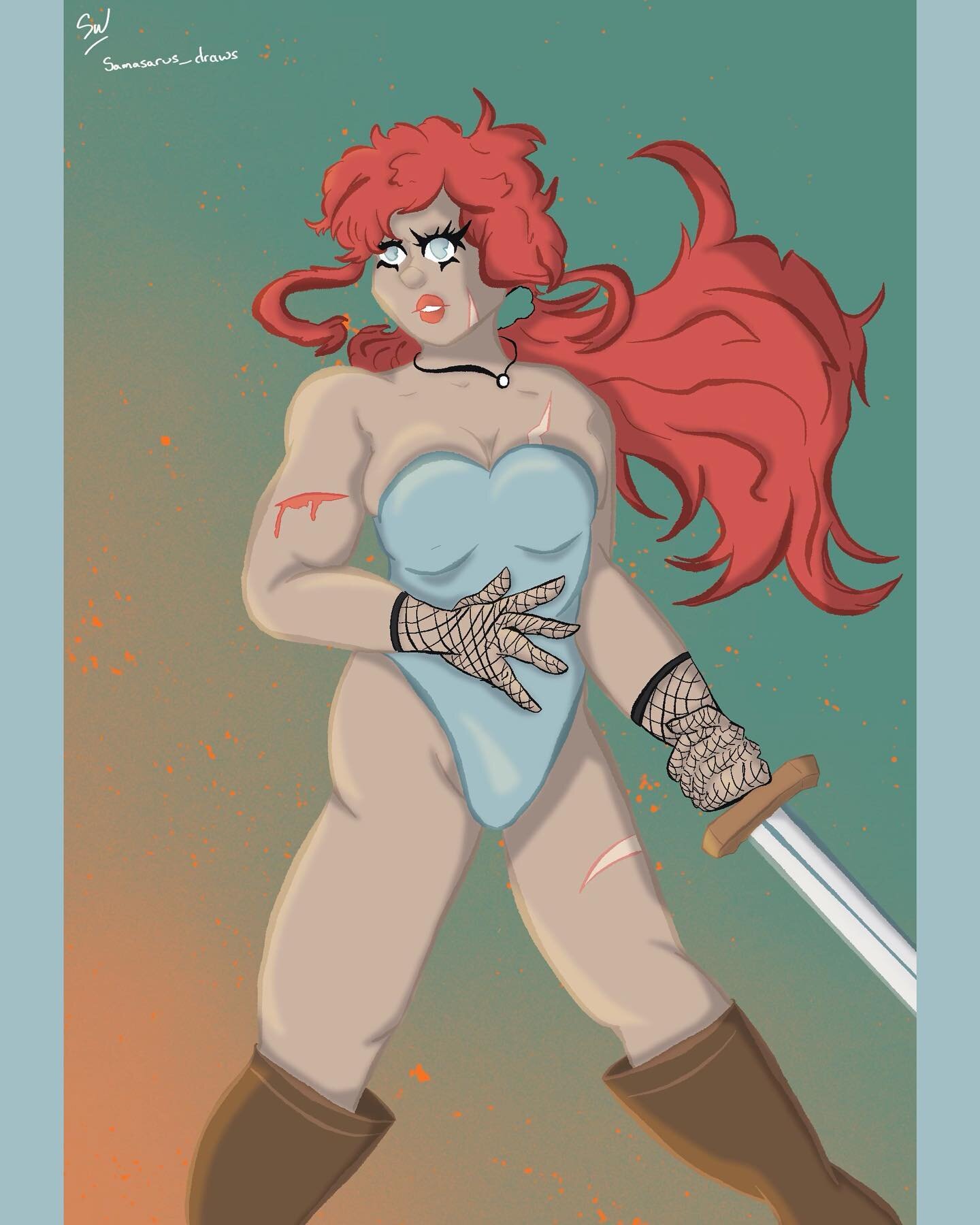 Redraw of a random character from 2019 🔪

.
.
.
#drawing #draw #traditionalart #artistsofinstagram #art #oc #digitalart #redraw #oldart