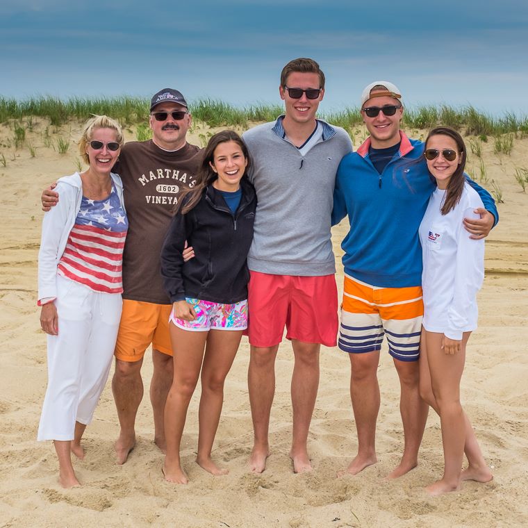Faith Ferguson and family on vacation