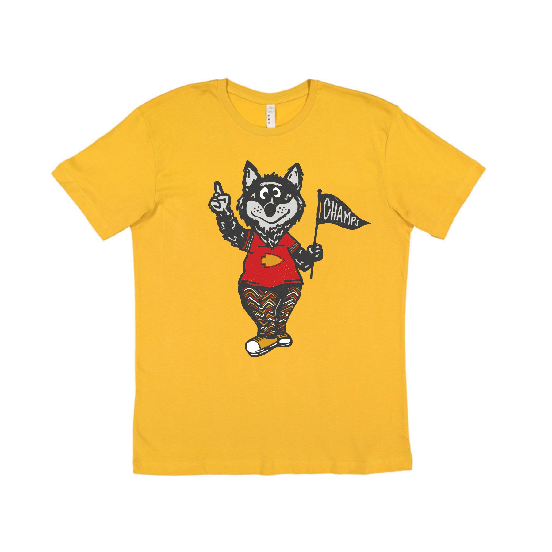 Wolfpack Mustard Toddler Tee