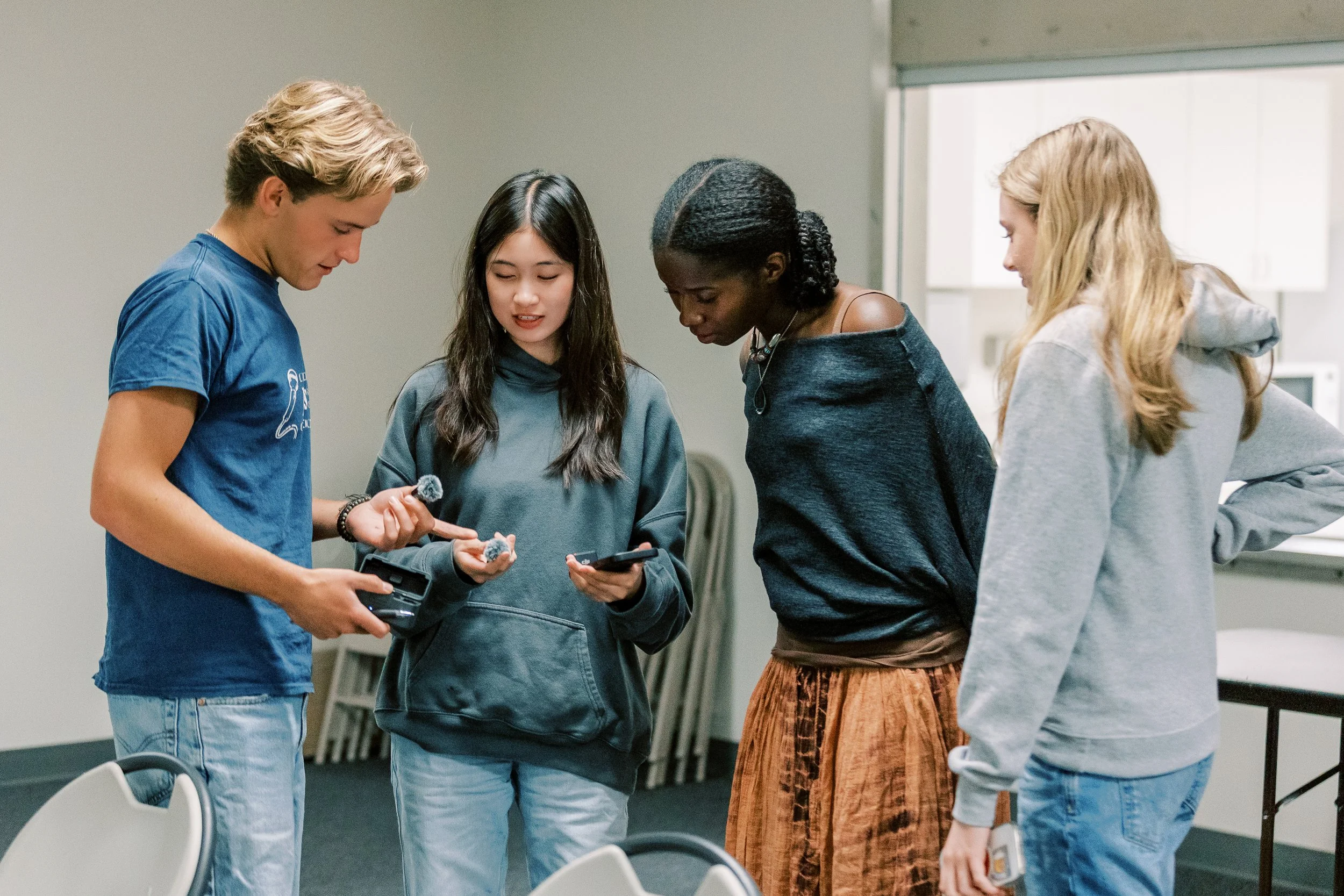 H.O.U.S.E. participants work together to come up with scripts to help combat misinformation