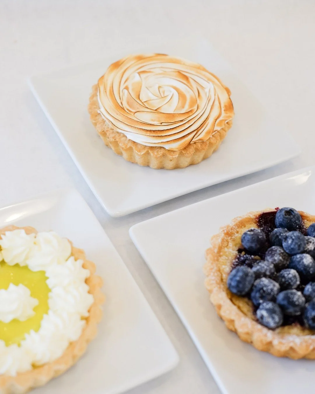 Tarts &agrave; la Lilac P&acirc;tisserie.