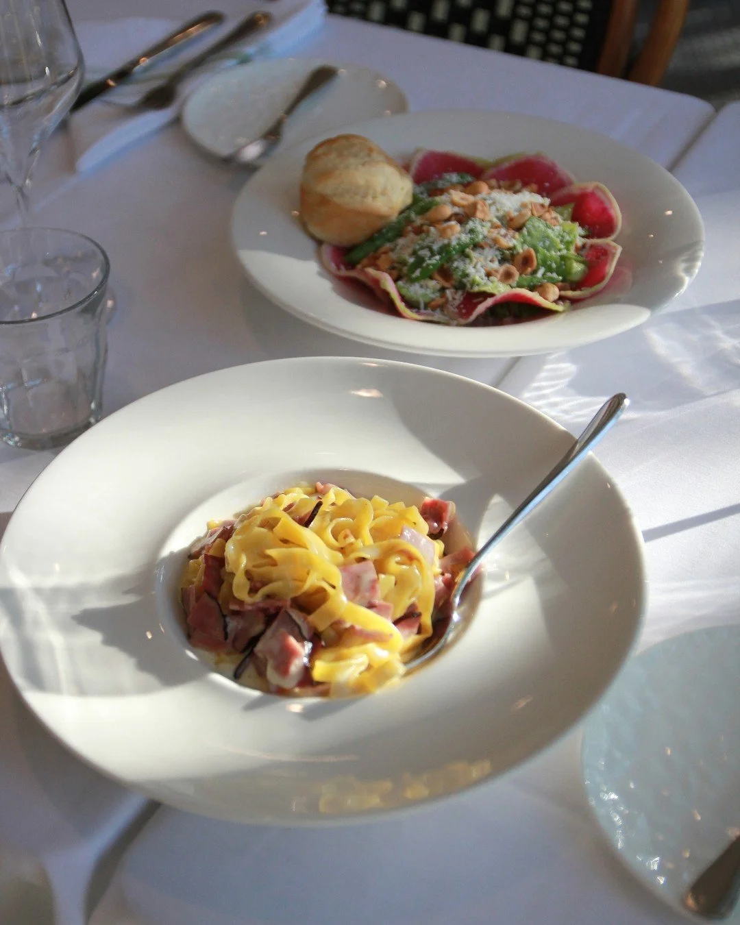 From starters to entree.