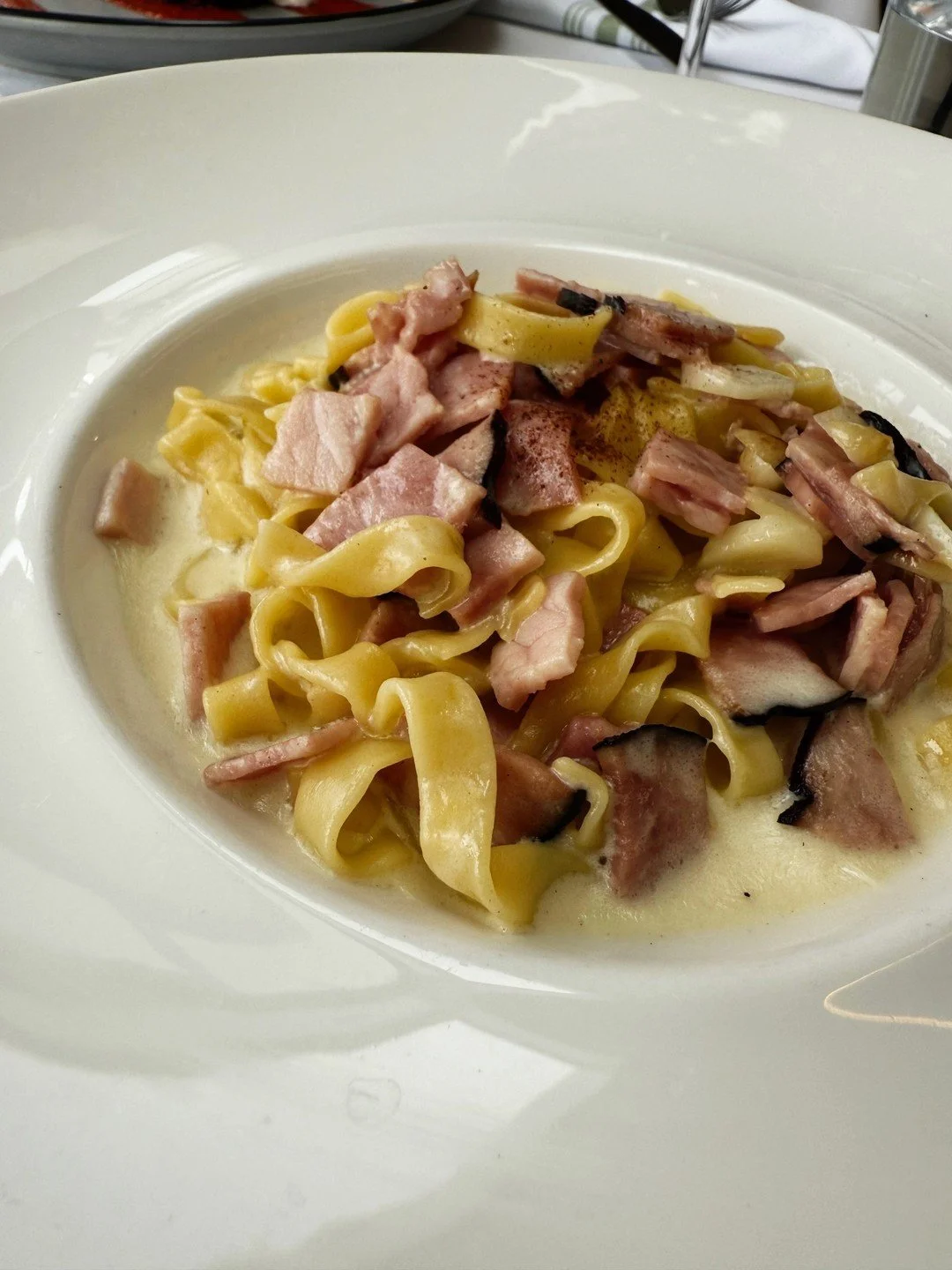 Homemade gluten free pasta.