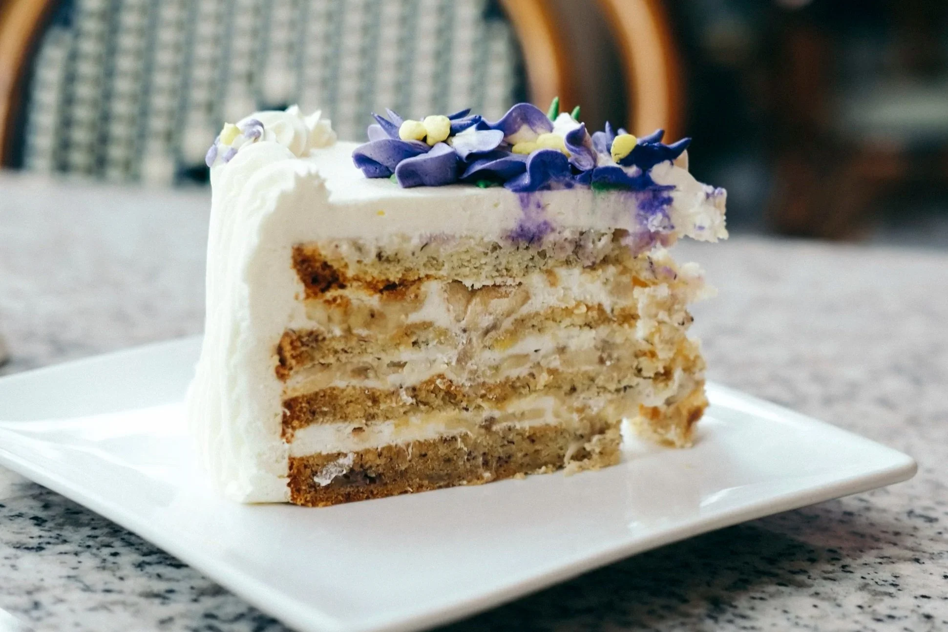 Bananas Foster cake
