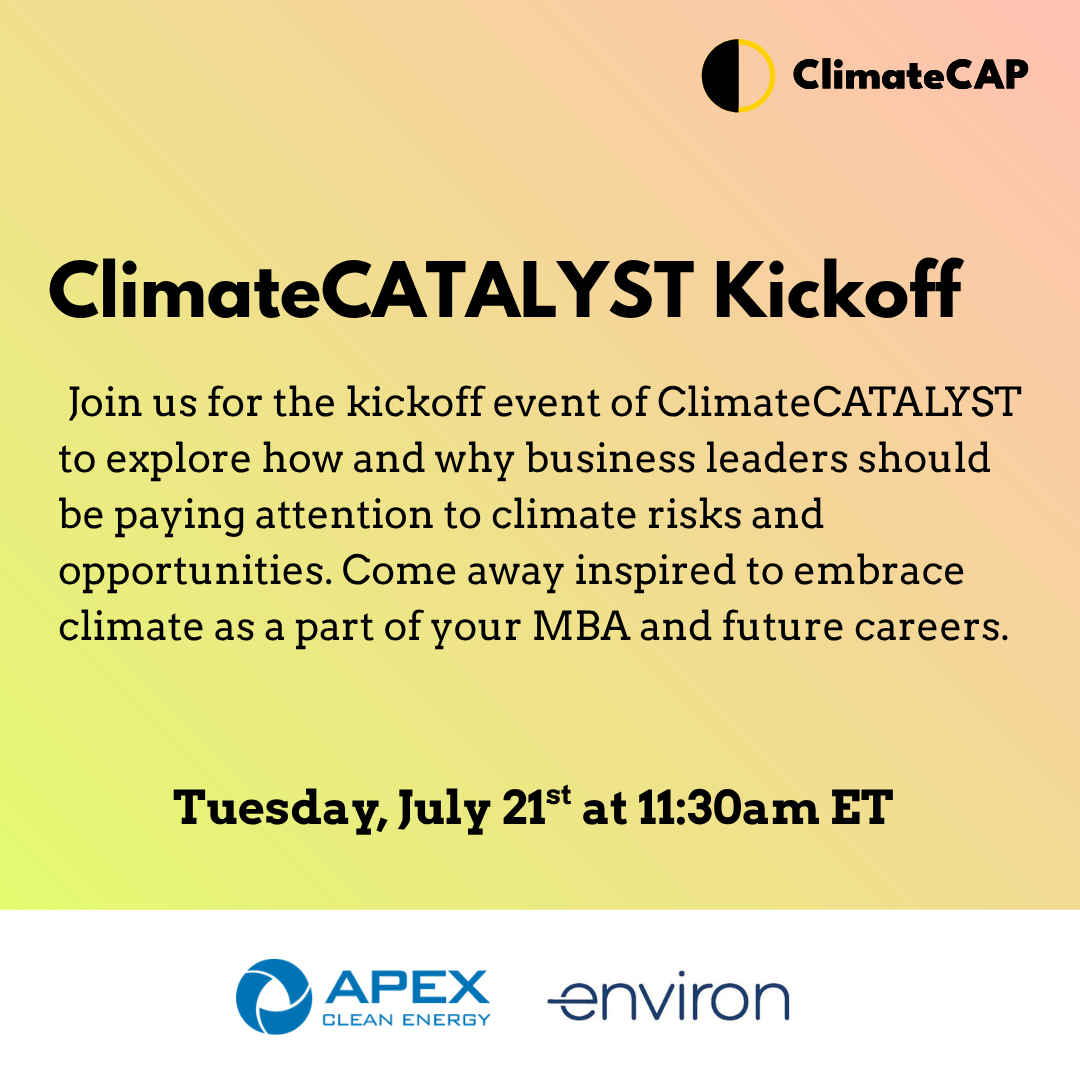 ClimateCATALYST Kickoff