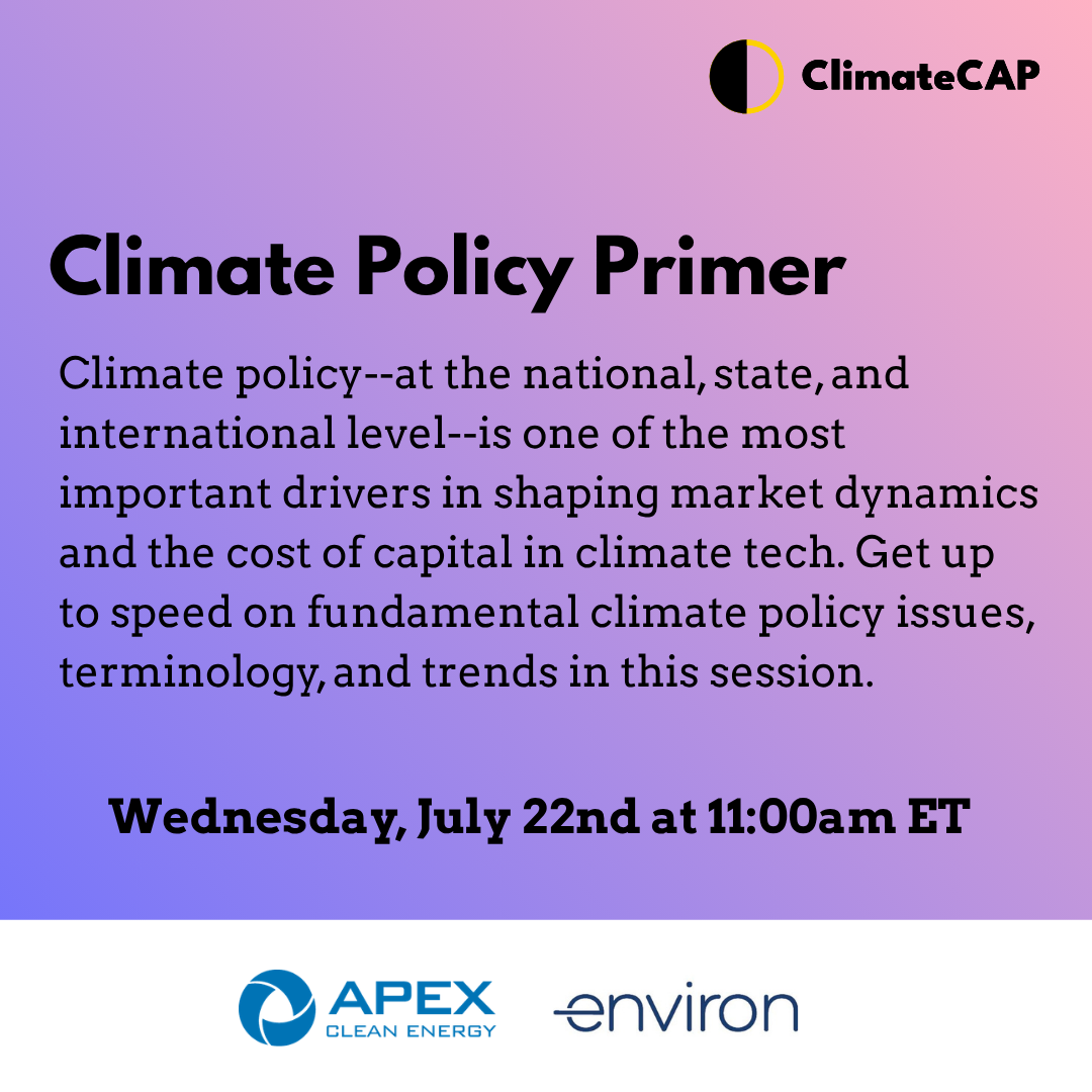 ClimateCATALYST: Climate Policy Primer