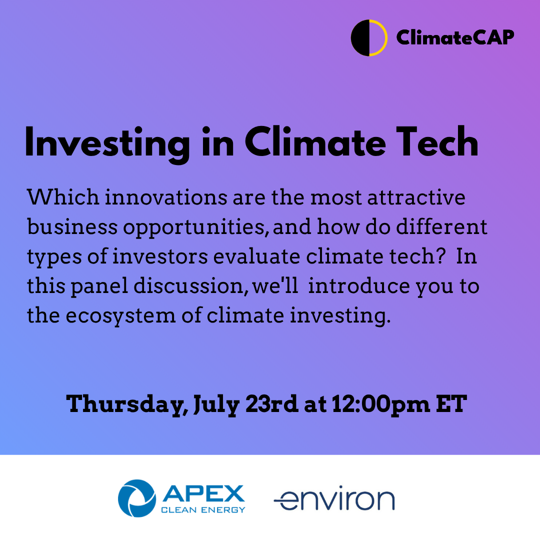 ClimateCATALYST: Investing in Climate Tech