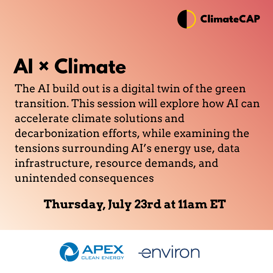 ClimateCATALYST: AI x Climate
