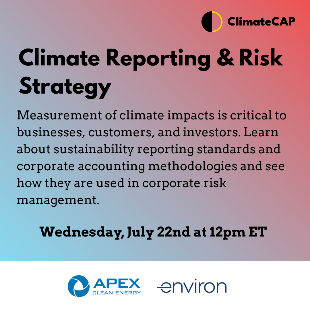 ClimateCATALYST: Sustainability Standards &amp; Frameworks Primer