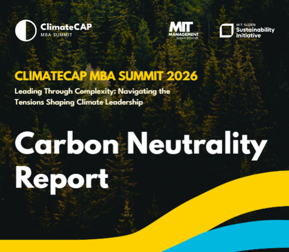 2026 MBA Summit Carbon neutrality report