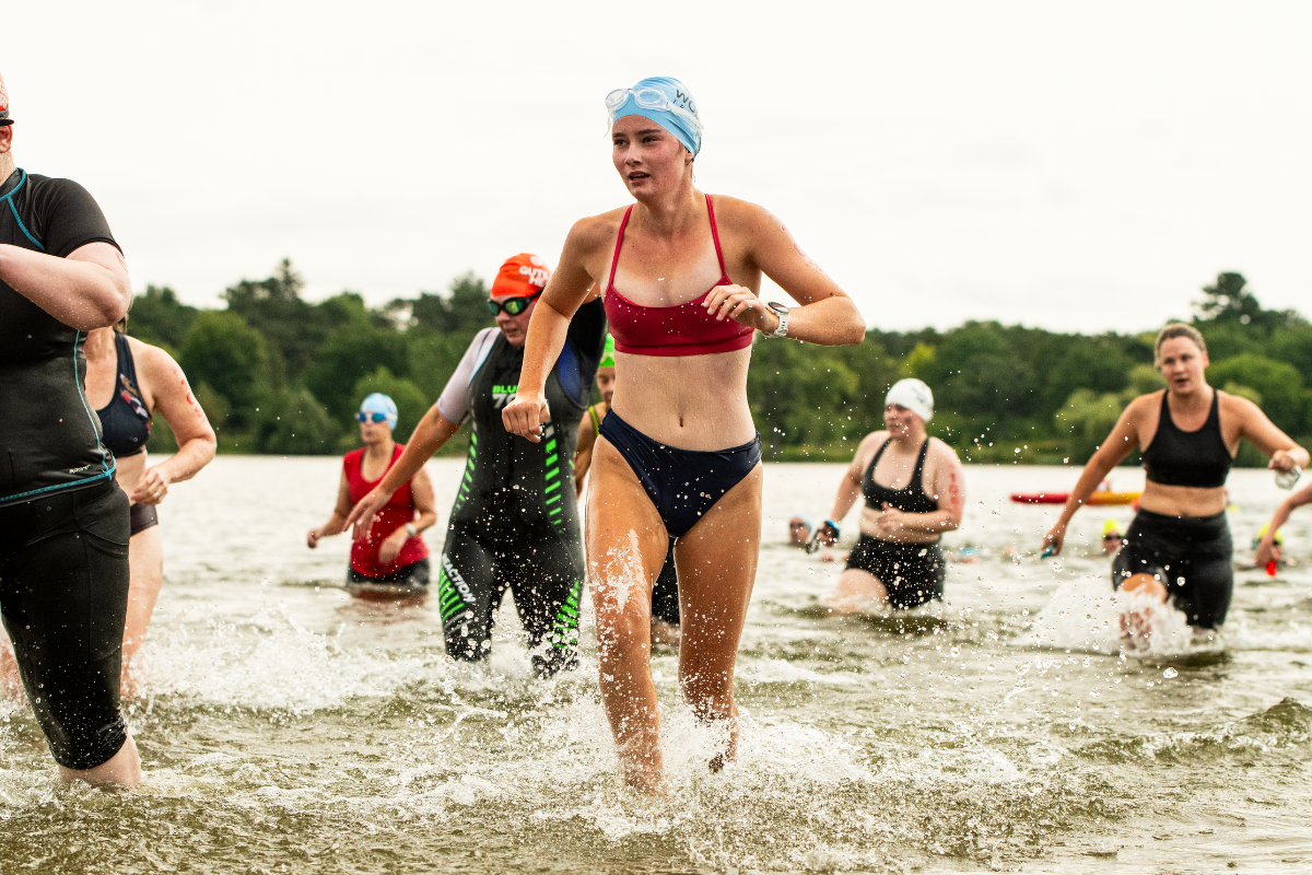 YWCA Women's Tri Swim End