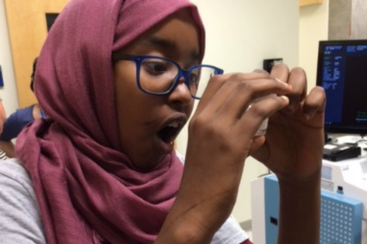 Eureka! student at Mayo Clinic