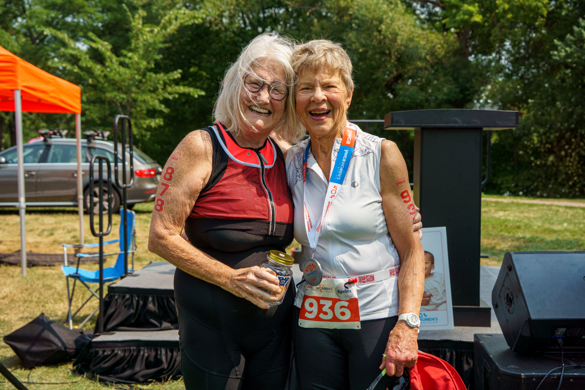YWCA Women's Tri Patsy and AnnLiv
