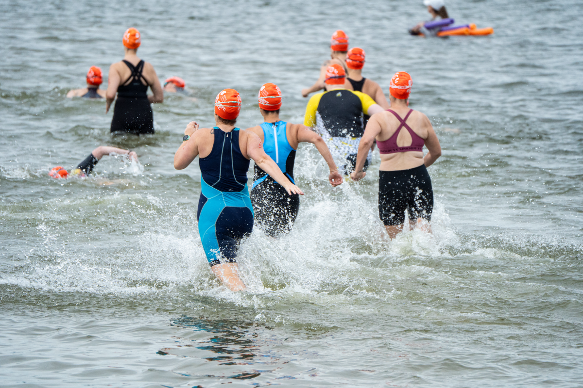 YWCA Women's Tri Swim Start