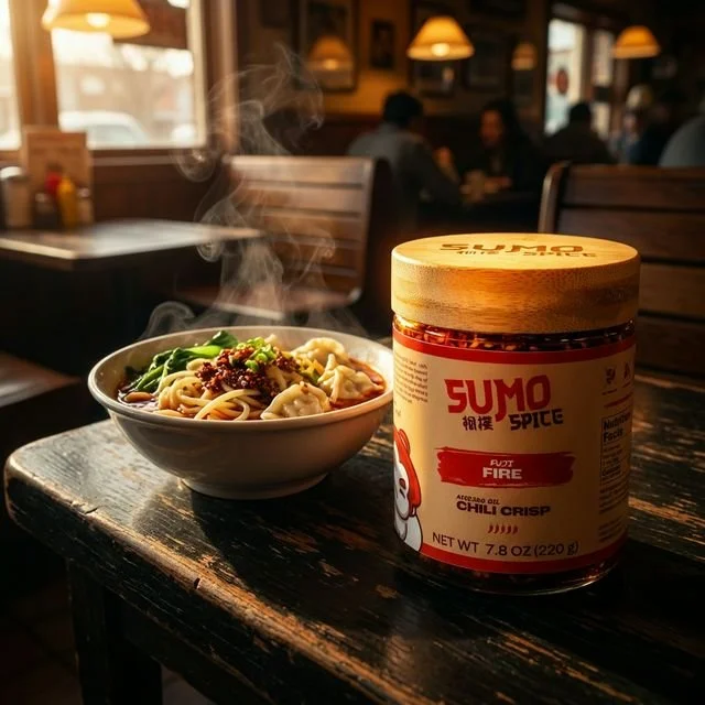 Sumo Spice with Taiwanese beef noodles