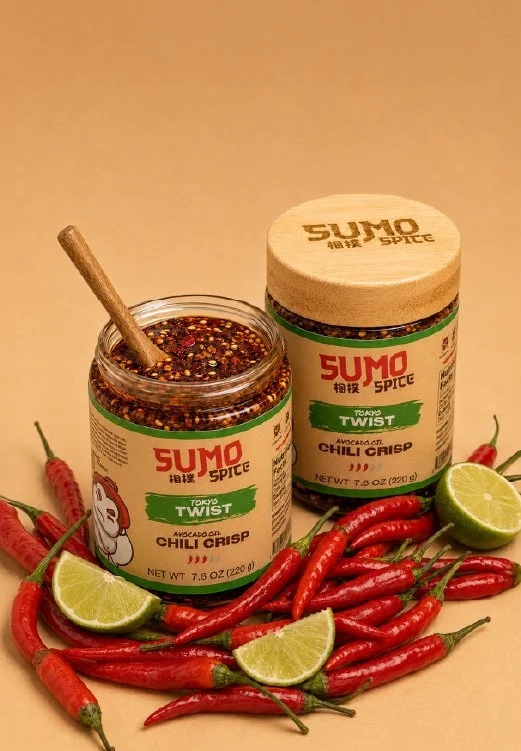 Tokyo Twist healthy chili crisp with lime and yuzu