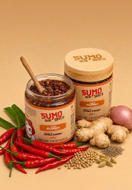 Kyoto Curry healthy chili crisp with spices