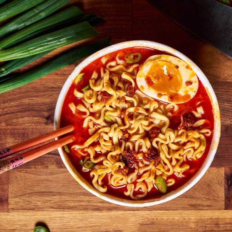 Instant Ramen with Chili Crisp