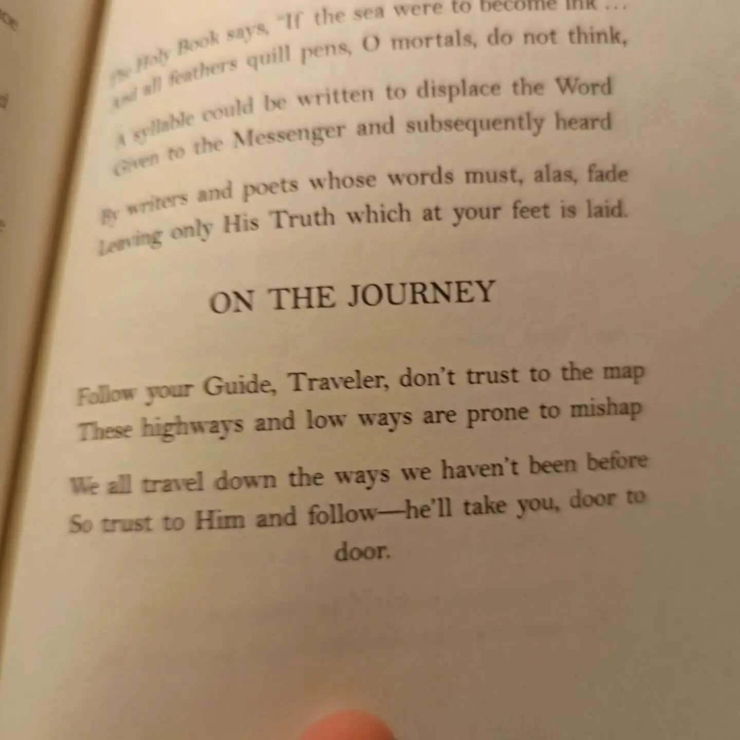 I've only ever 'read' Rumi as single, heart-striking quotes on yoga mom blogs. 

Turns out, shockingly, he has more cool revelations. 

Yes, I will go door to door. Help me do the next right thing, God/Spirit/Source, and no more. Sometimes like now t