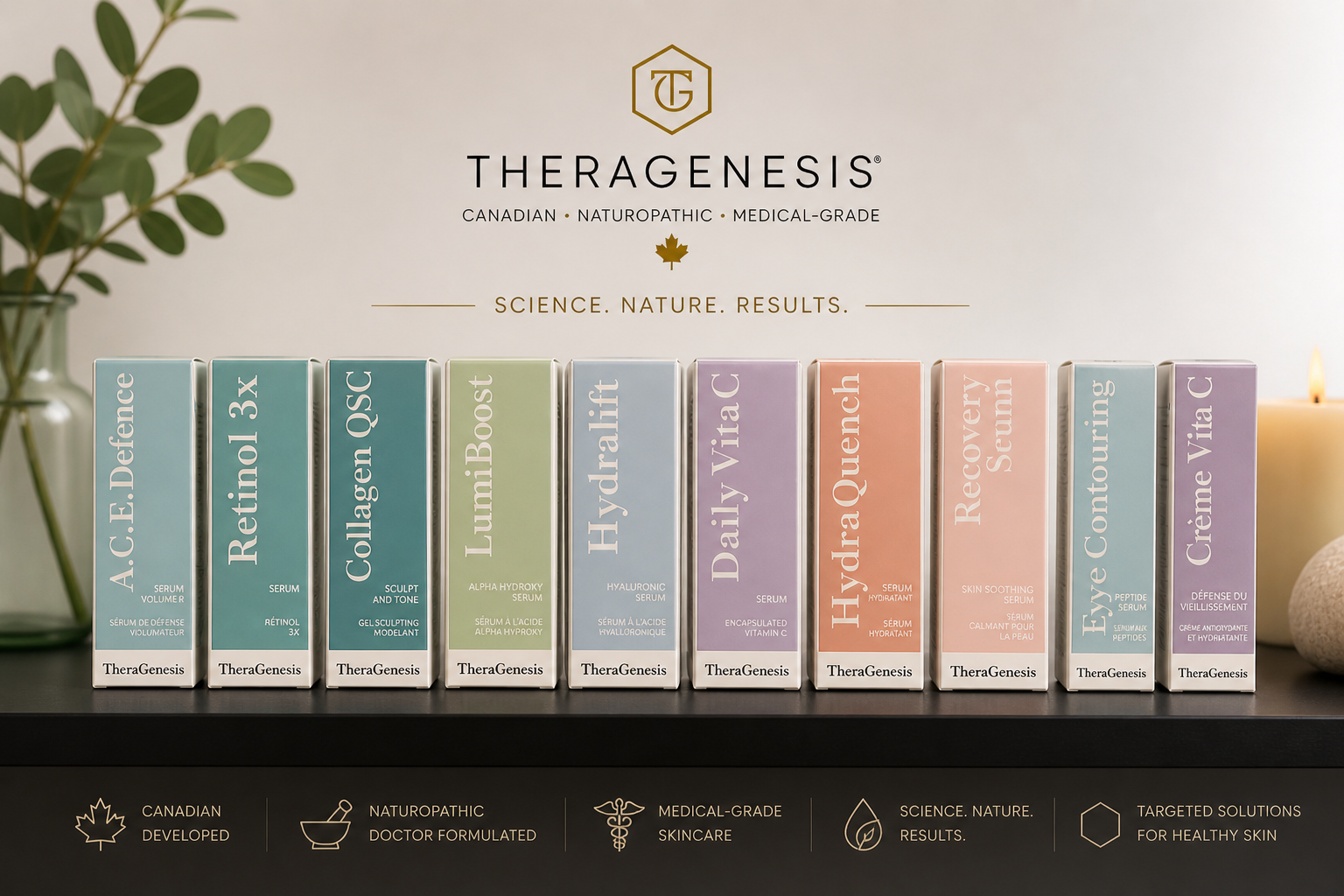 theragenesis skin care in parry sound perfectly pampered