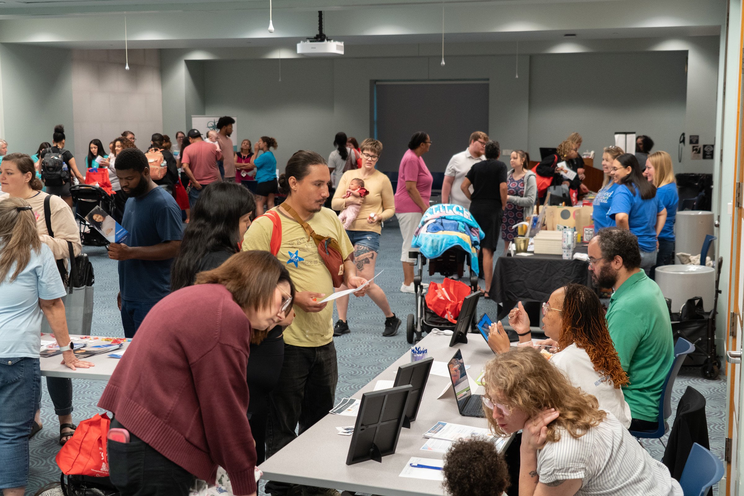 Families Connected to Resources at Community Baby Shower